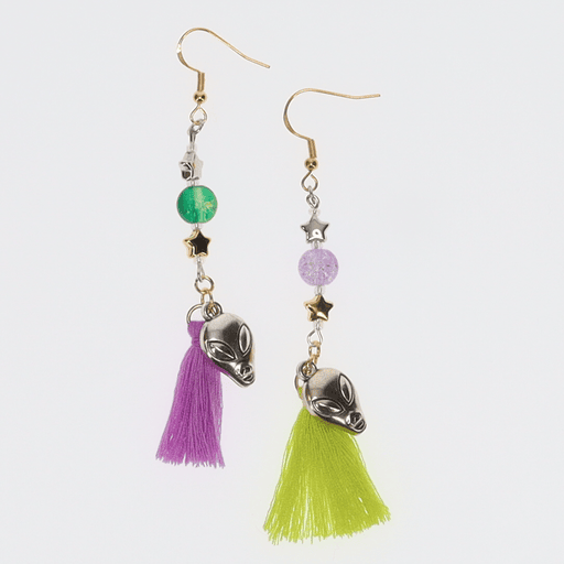 Aliens with Manes Drop Earrings